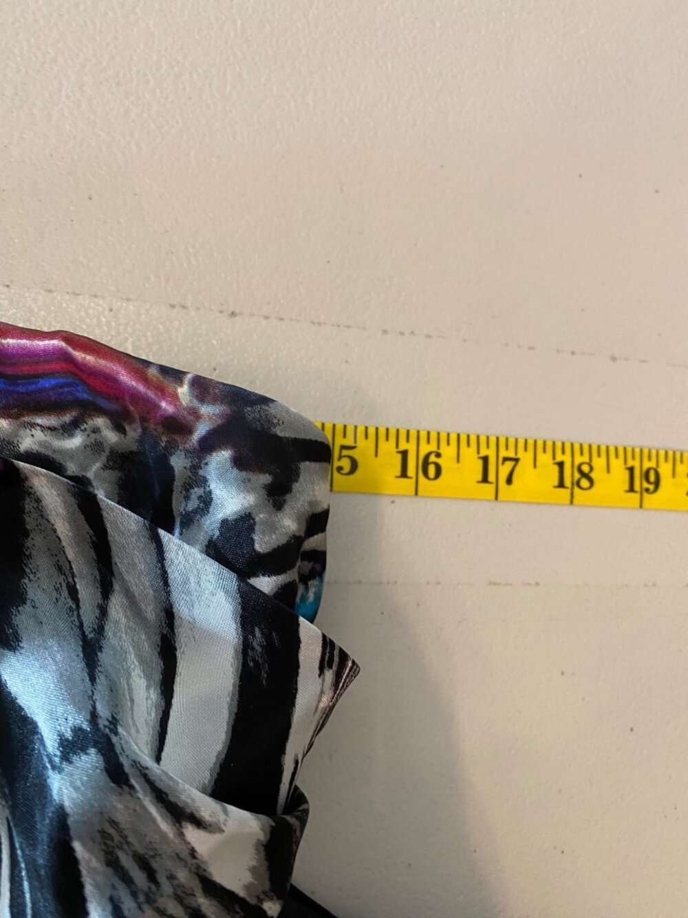 Speechless Womens Strapless Multicolor Ruffle Dress Size 11 - Picture 7 of 9